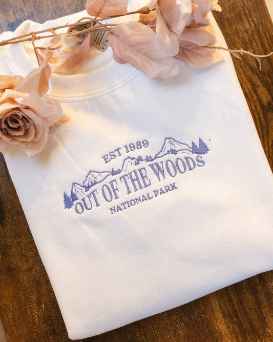 Out of the Woods National Park Embroidered Sweatshirt/Hoodie