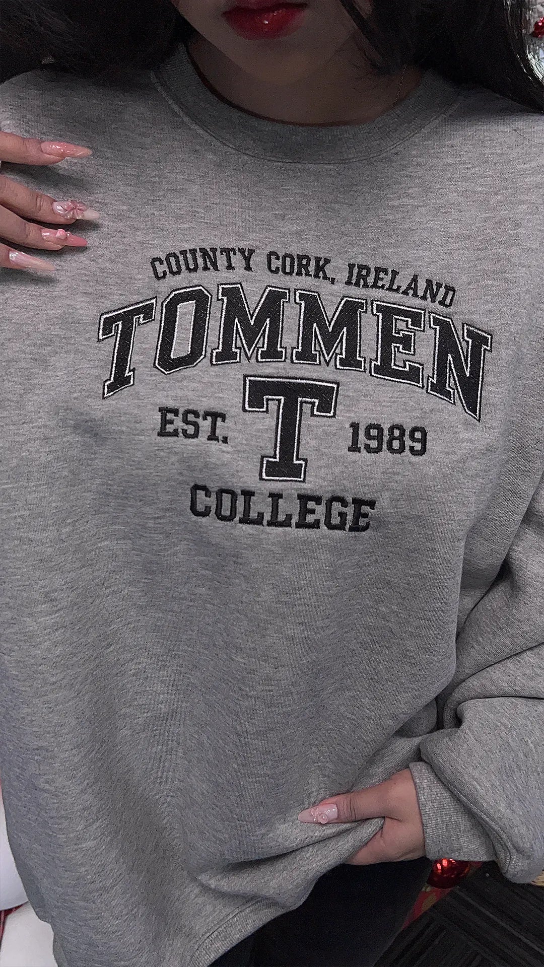 Ireland inspired fictional college sweatshirt