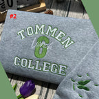 Boys of Tommen Embroidered Sweatshirt | Johnny Kavanagh, Lynch Joey | Book Merch Hoodie | Tommen College Crewneck Classic Fabric