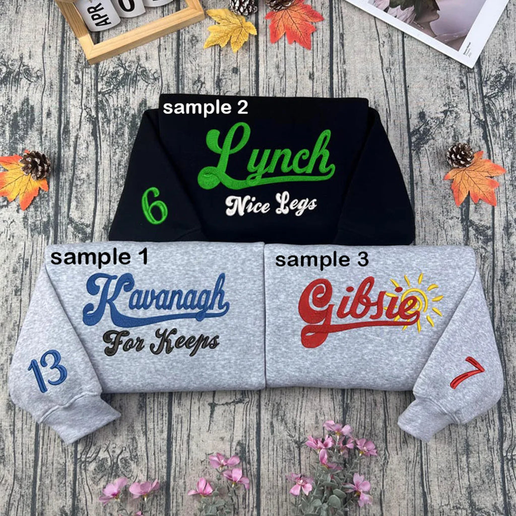 Boys of Tommen Embroidered Sweatshirt – Johnny Kavanagh, Joey Lynch, Gibsie Gibson | Bookish Merch