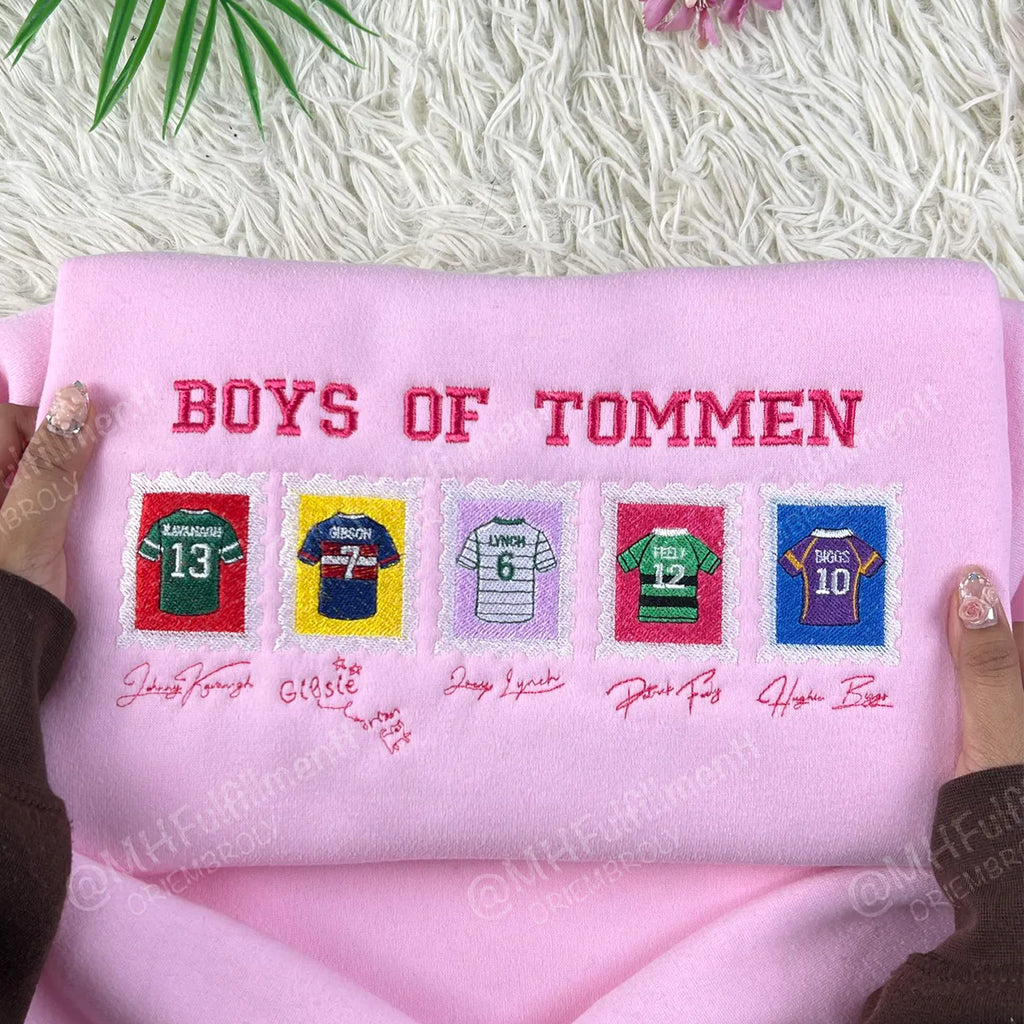 Boys of Tommen Embroidered Sweatshirt – Keeping 13, Binding 13, Redeeming 6 Bookish Crewneck