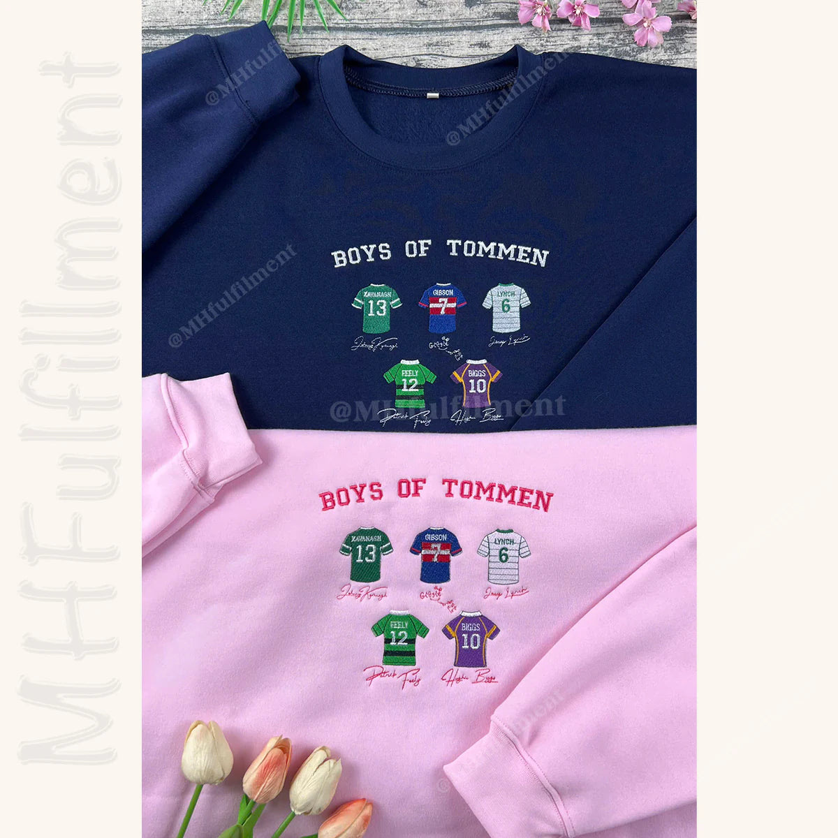 Boys of Tommen Embroidered Sweatshirt – Keeping 13, Binding 13, Redeeming 6 Bookish Crewneck