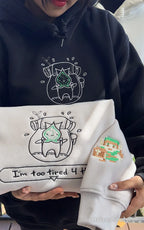 Korok embroidered crewneck sweatshirt cozy gamer outfit