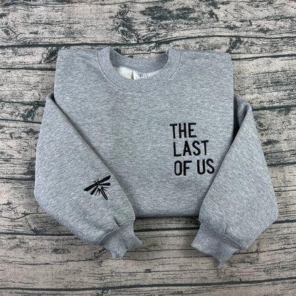 The Last of Us Firefly logo embroidered crewneck sweatshirt for gamers