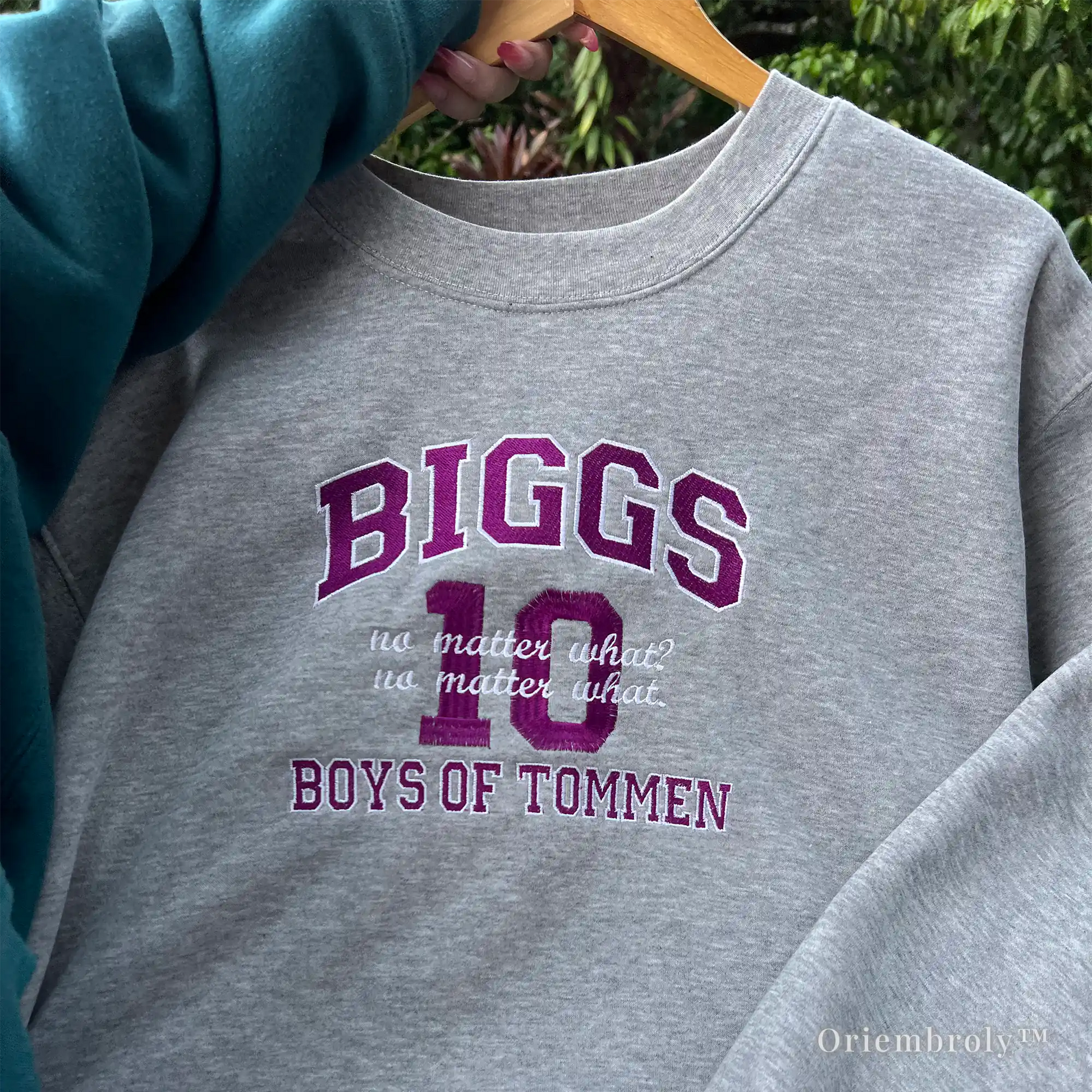 layered varsity embroidery biggs 10 boys of tommen design