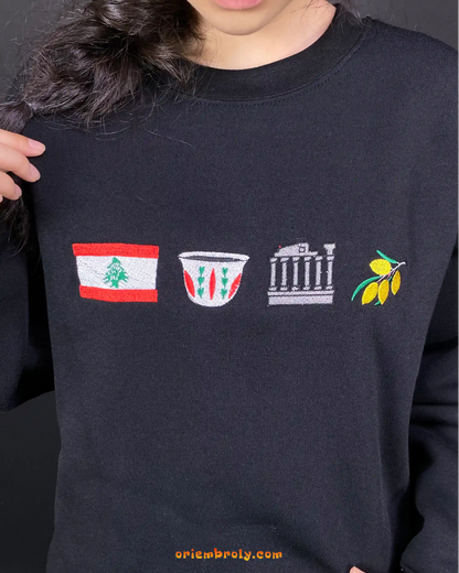 Baalbek ruins inspired Lebanese sweatshirt