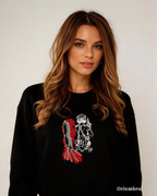 Leon Kennedy embroidered sweatshirt outfit gaming streetwear style