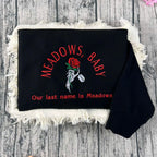 Licensed Zade Meadows sweatshirt featuring Haunting Adeline, perfect dark romance book merch for fans of thrilling stories