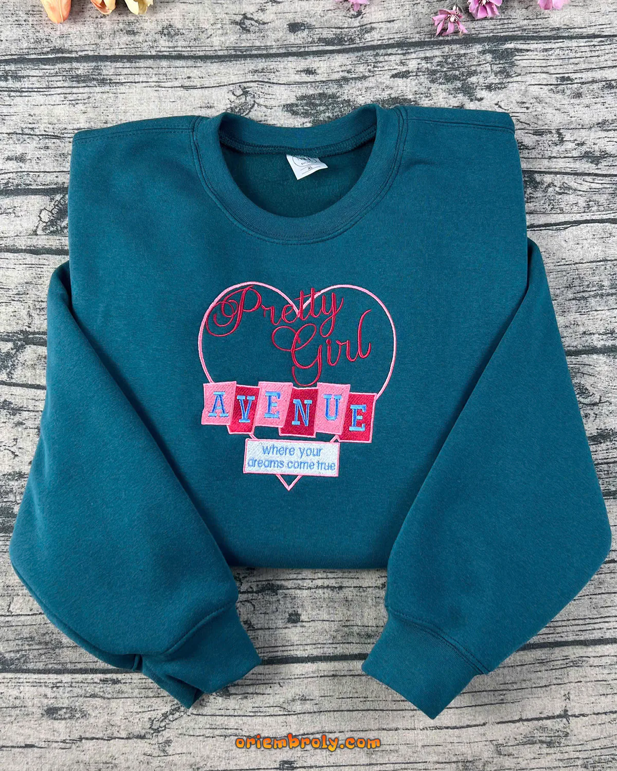 Man's Best Friend embroidery aesthetic sweatshirt