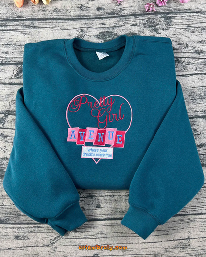 Man's Best Friend embroidery aesthetic sweatshirt