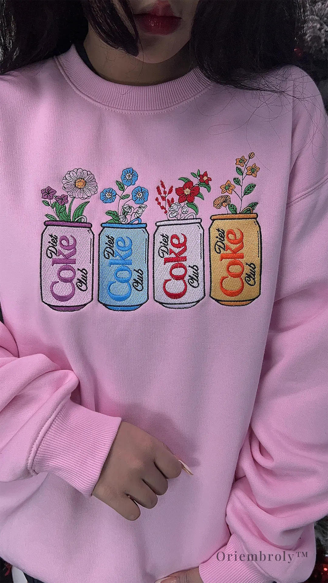 Trendy diet cola club inspired sweatshirt