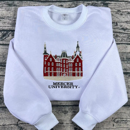 Mercer University Embroidered Sweatshirt | Mercer Bears Hoodie