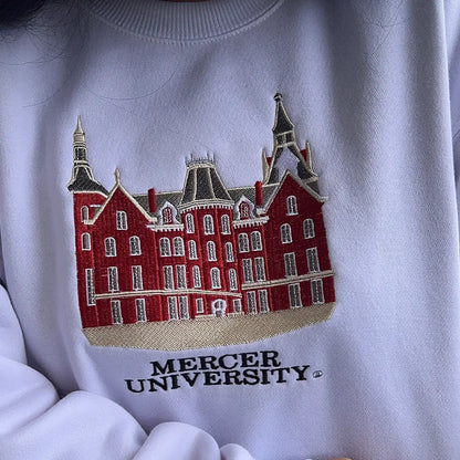 Mercer University Embroidered Sweatshirt | Mercer Bears Hoodie