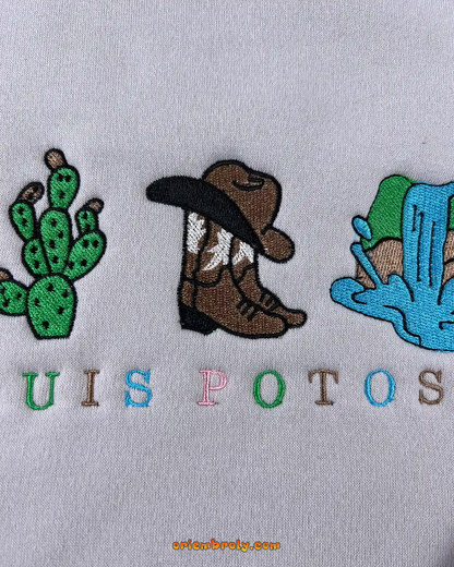 Mexico culture inspired crewneck sweatshirt