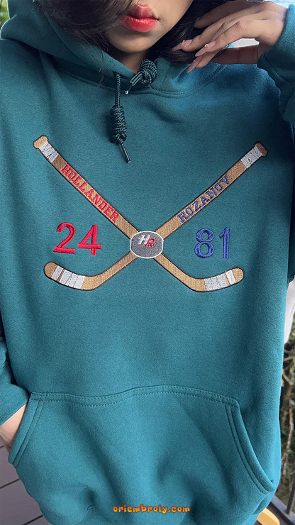 Hockey inspired gift crewneck for sports lovers