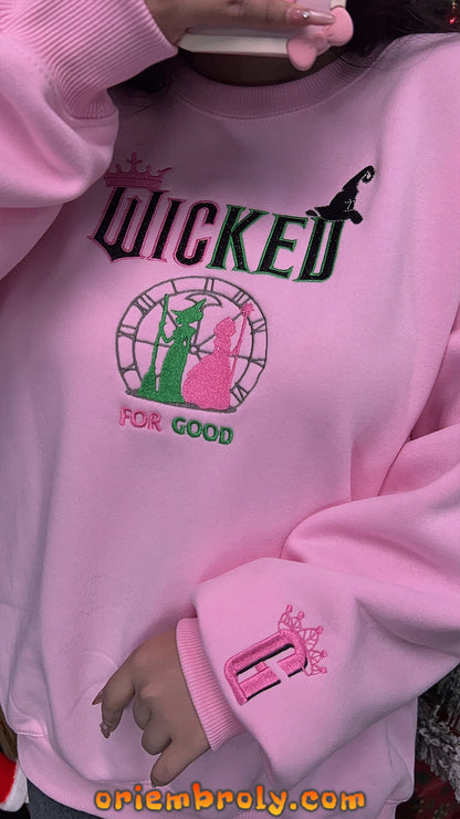 Musical theater sweatshirt with For Good inspiration