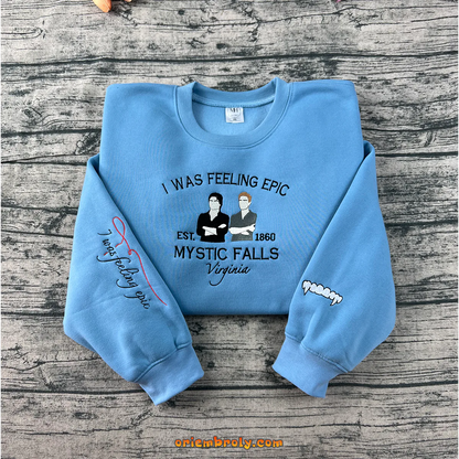 The Vampire Diaries embroidered sweatshirt