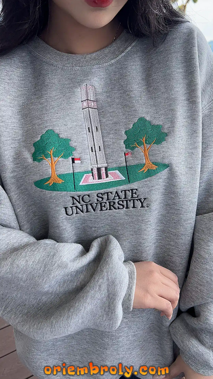 North Carolina State University sweatshirt unisex fit