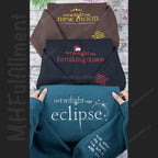 Twilight embroidered sweatshirt - perfect fan merch