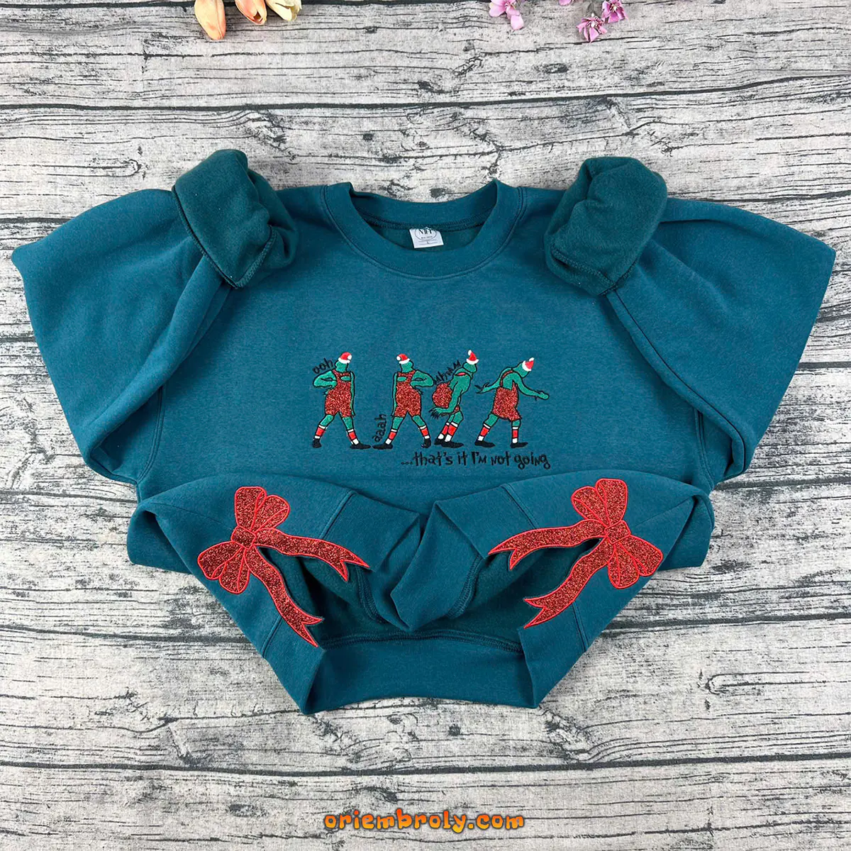Funny “That's It I'm Not Going” Christmas embroidered sweatshirt