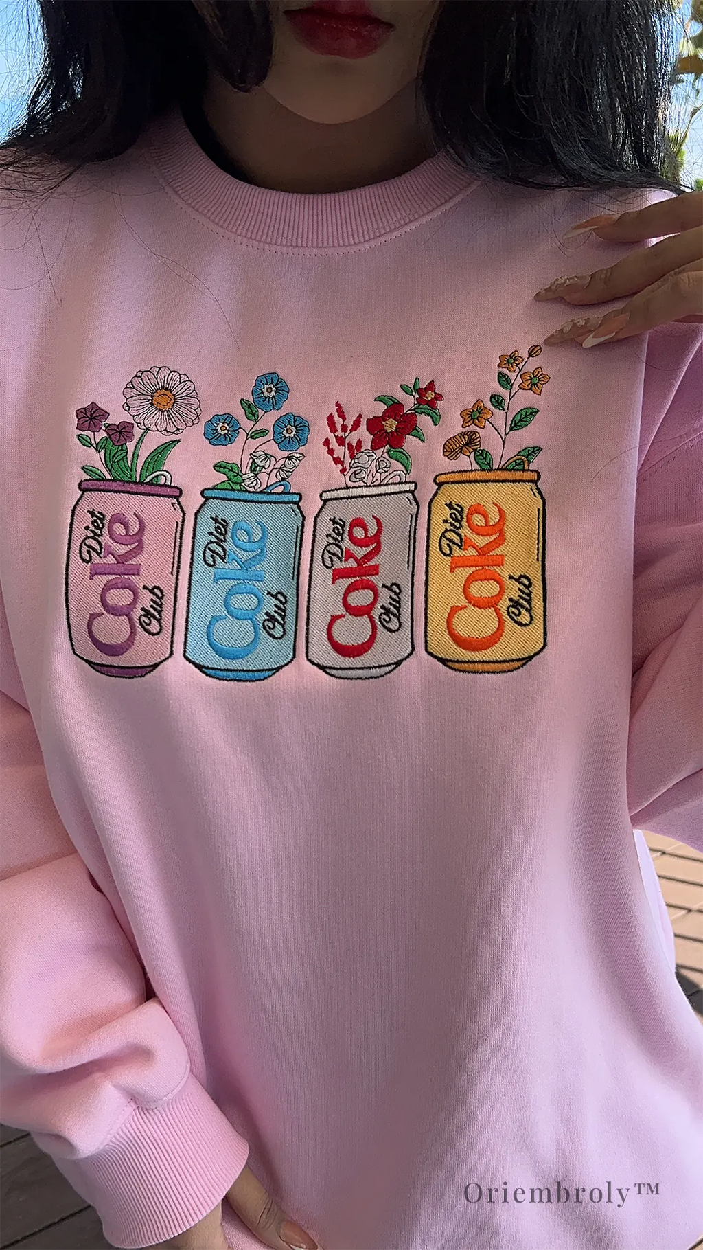Gift-ready embroidered aesthetic crewneck