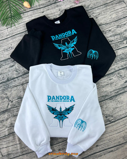 Avatar fan apparel with Pandora themed embroidery