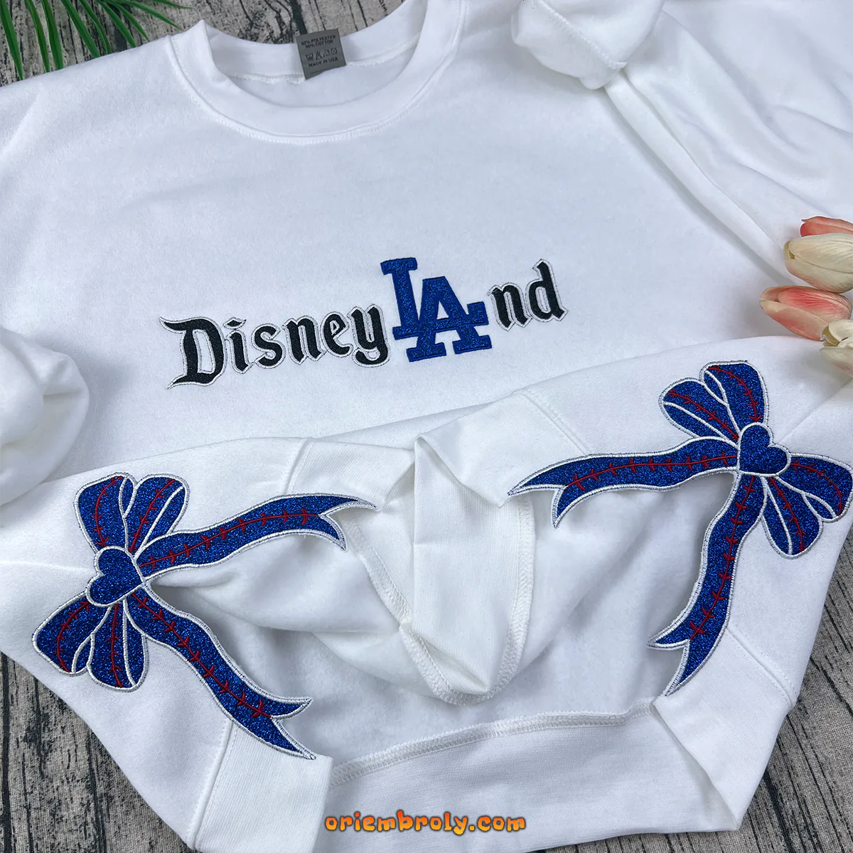 Park inspired unisex embroidered sweatshirt