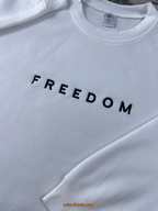 Conservative embroidered sweatshirt USA freedom hoodie