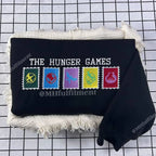Bookish embroidered sweatshirt for Hunger Games fans