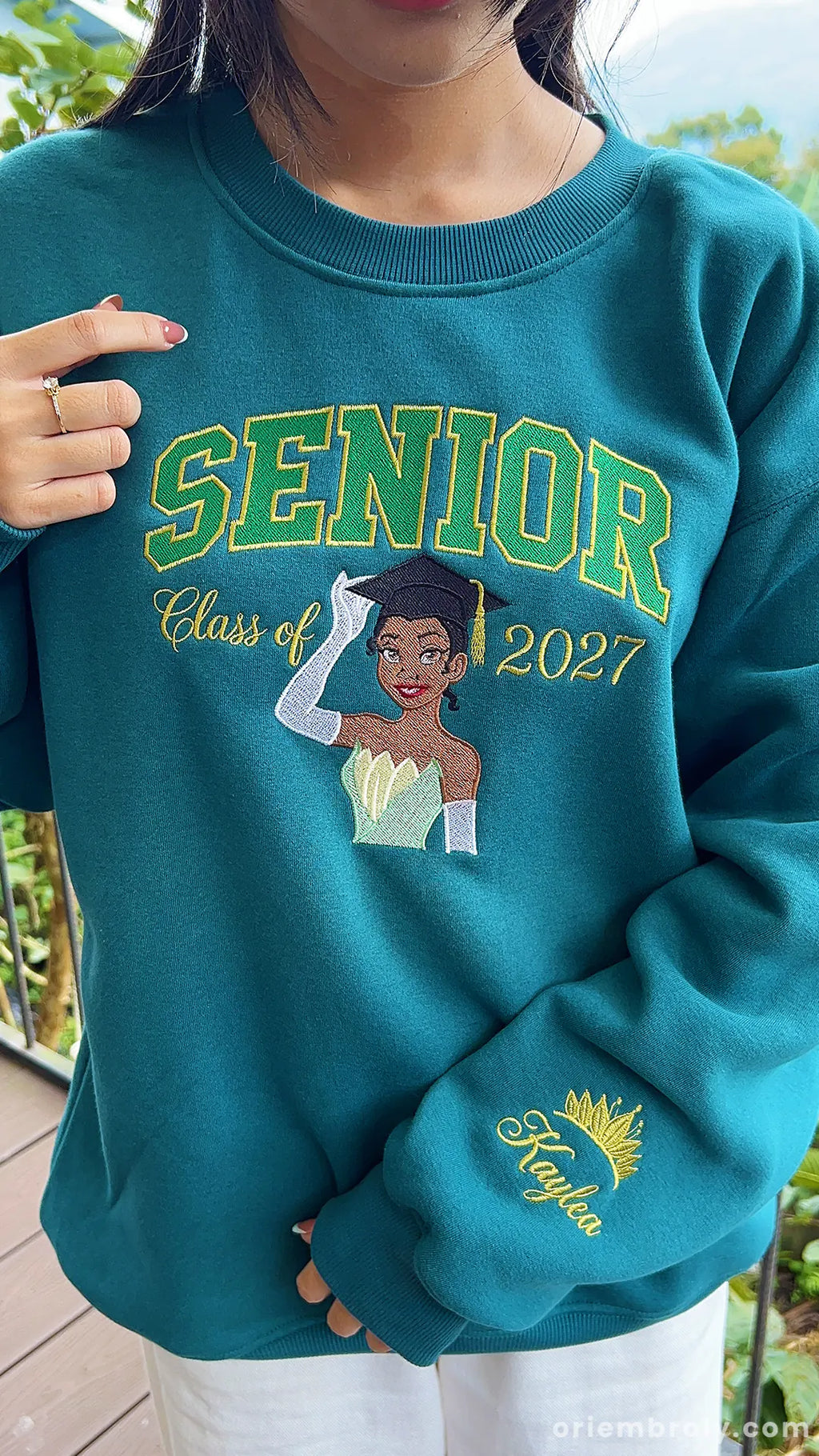 Personalized Class of 2027 graduation gift sweatshirt