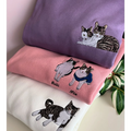 Personalized pet embroidered sweatshirt for dogs and cats