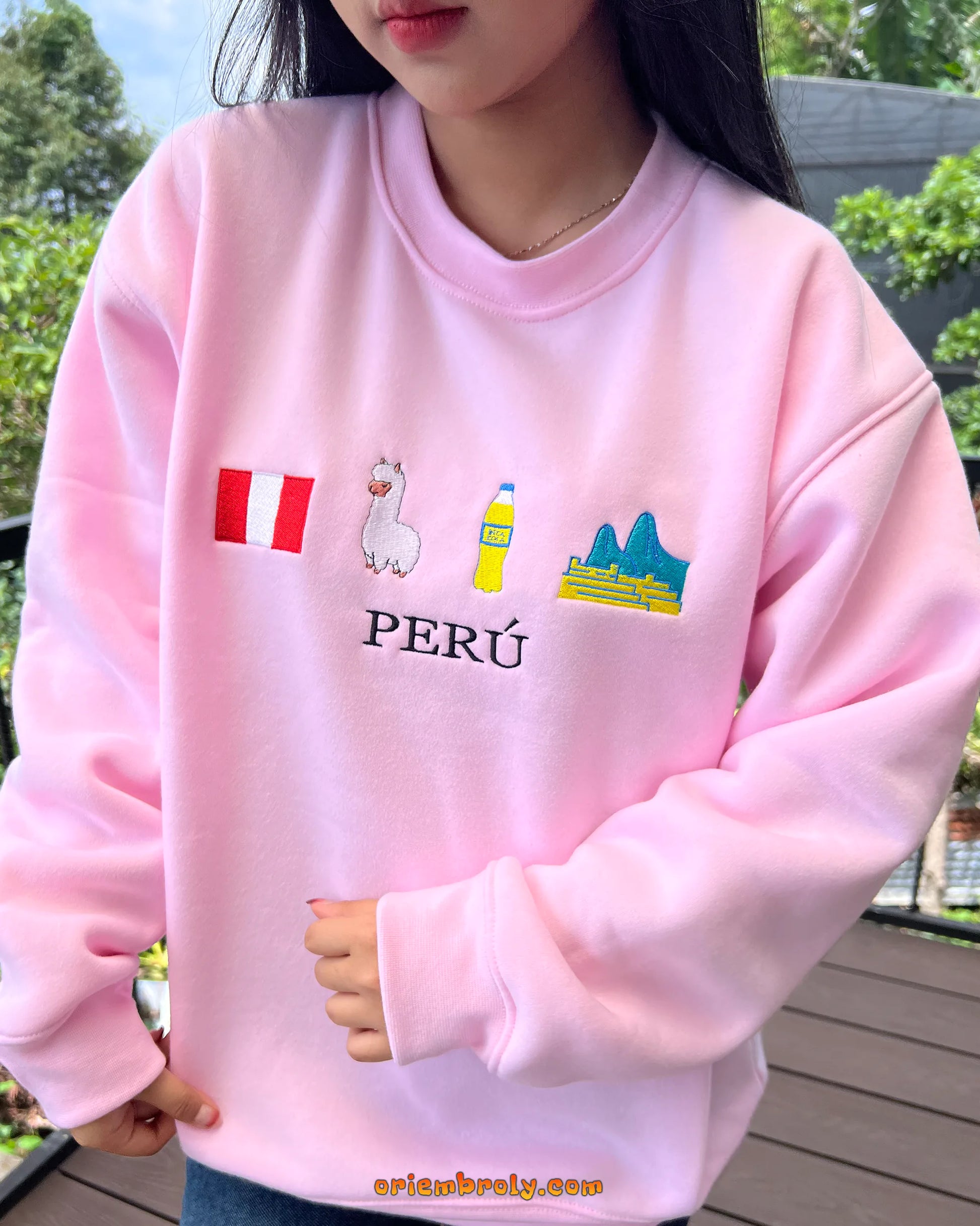 ORI116 Oriembroly Latin American cultural embroidered apparel