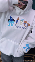 high density satin stitch embroidery on heavyweight hoodie
