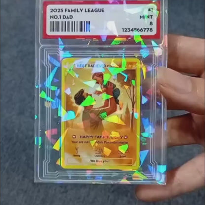 Custom Pokémon photo card Christmas couple gift