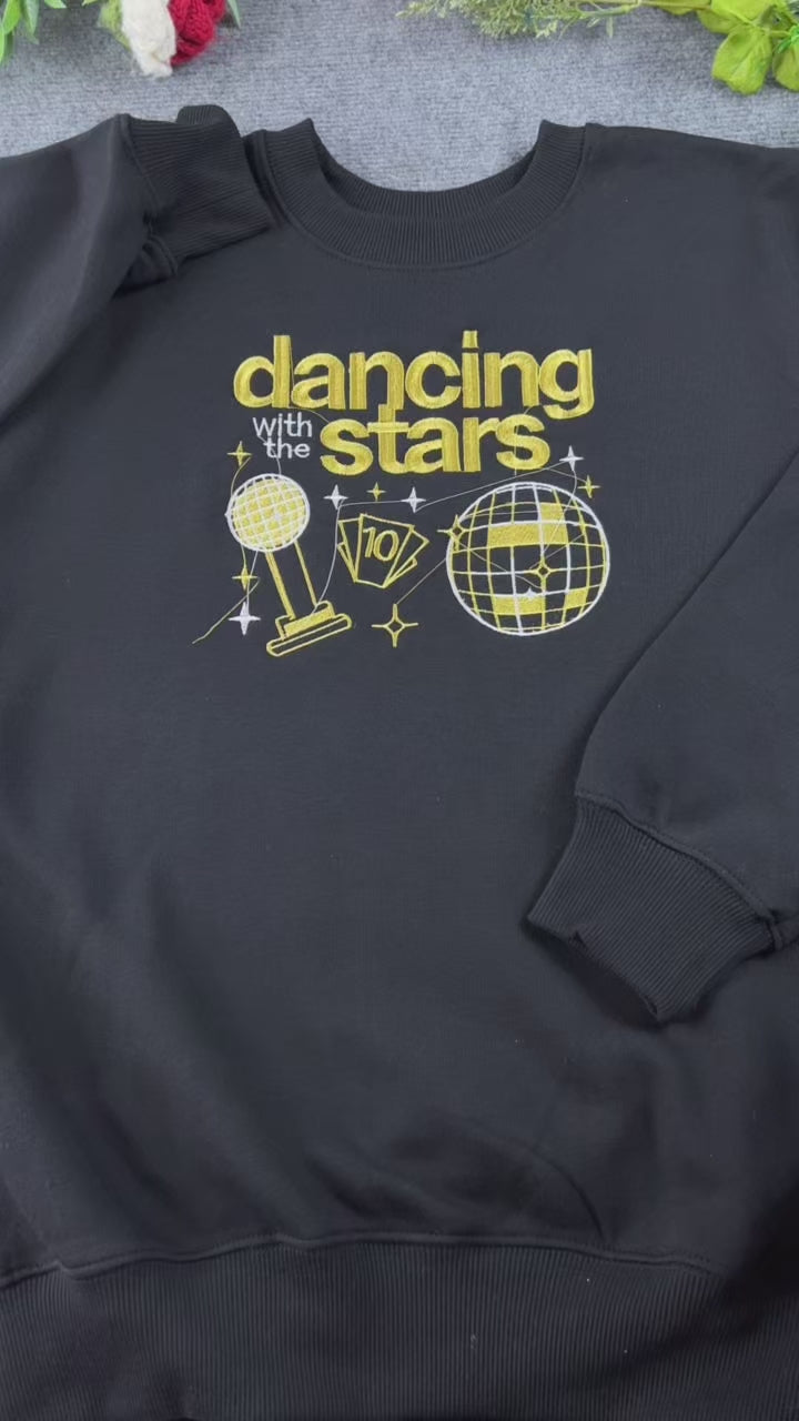 Dancing with the Stars embroidered crewneck