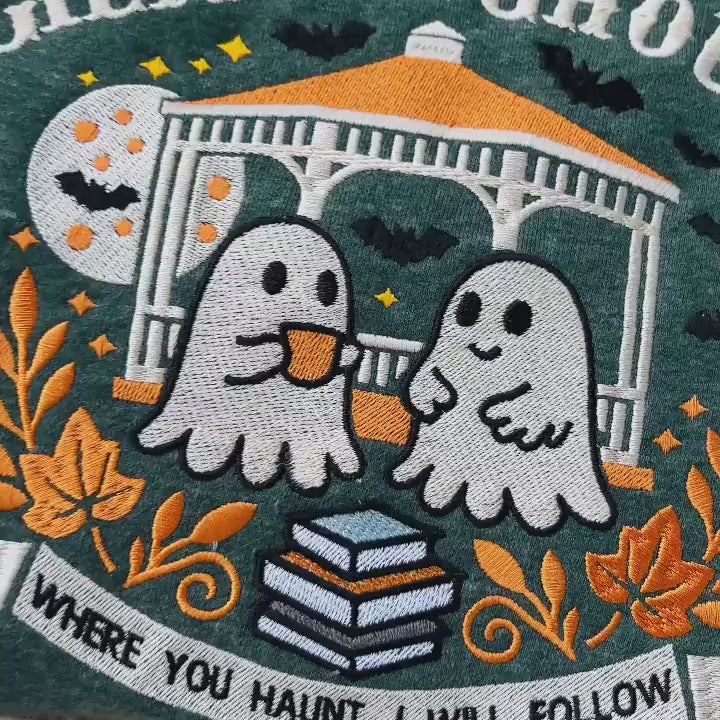 Halloween Gilmore Girls fan sweater for autumn vibes