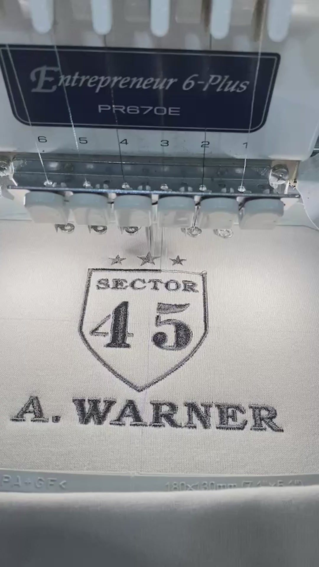 Custom Embroidered Shatter Me Sweatshirt | Aaron Warner 45 Sector CCR Bookish Merch