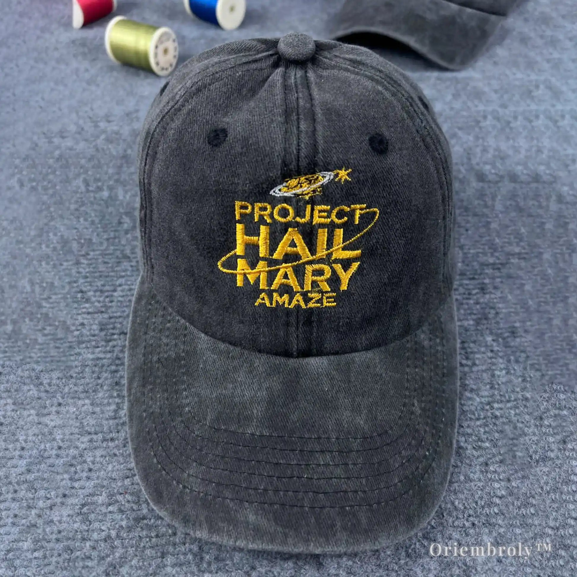 Project Hail Mary embroidered hat amaze amaze amaze cap