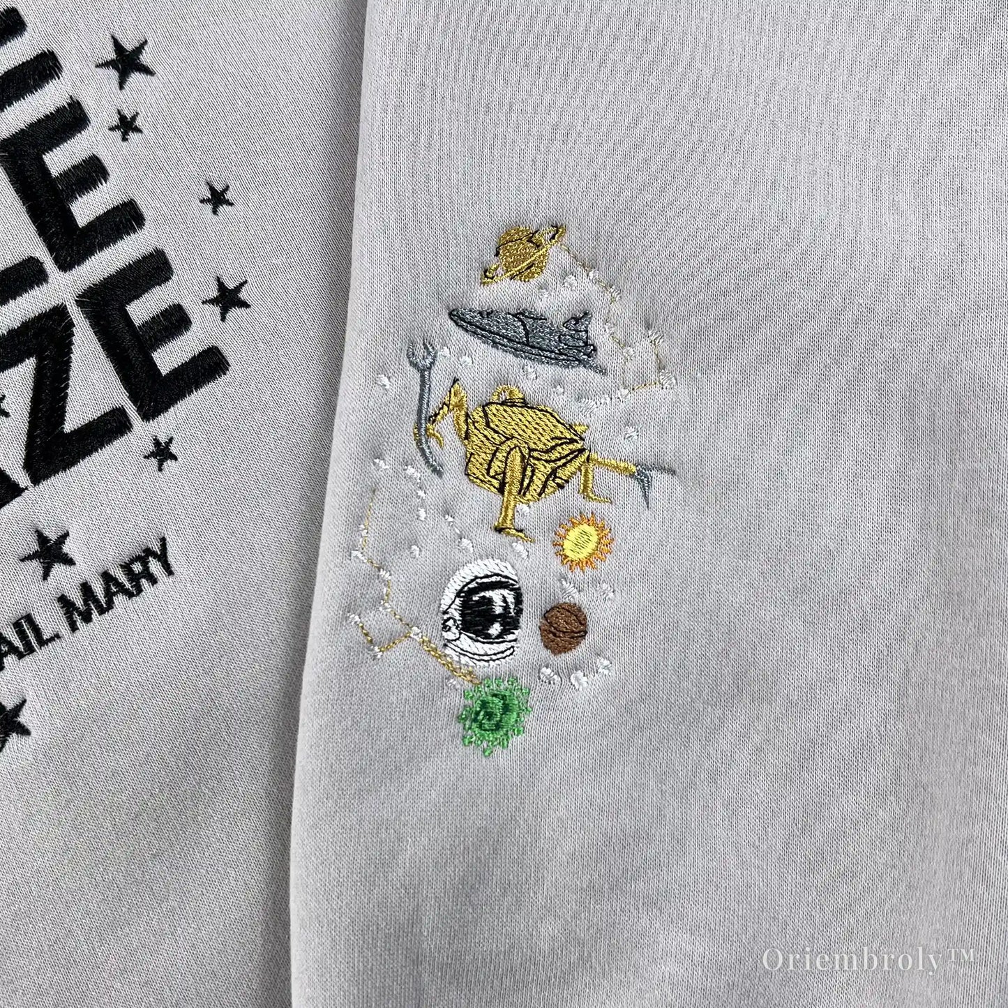 Project Hail Mary Rocky sweatshirt embroidered crewneck