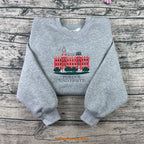 Purdue University PU embroidered crewneck sweatshirt