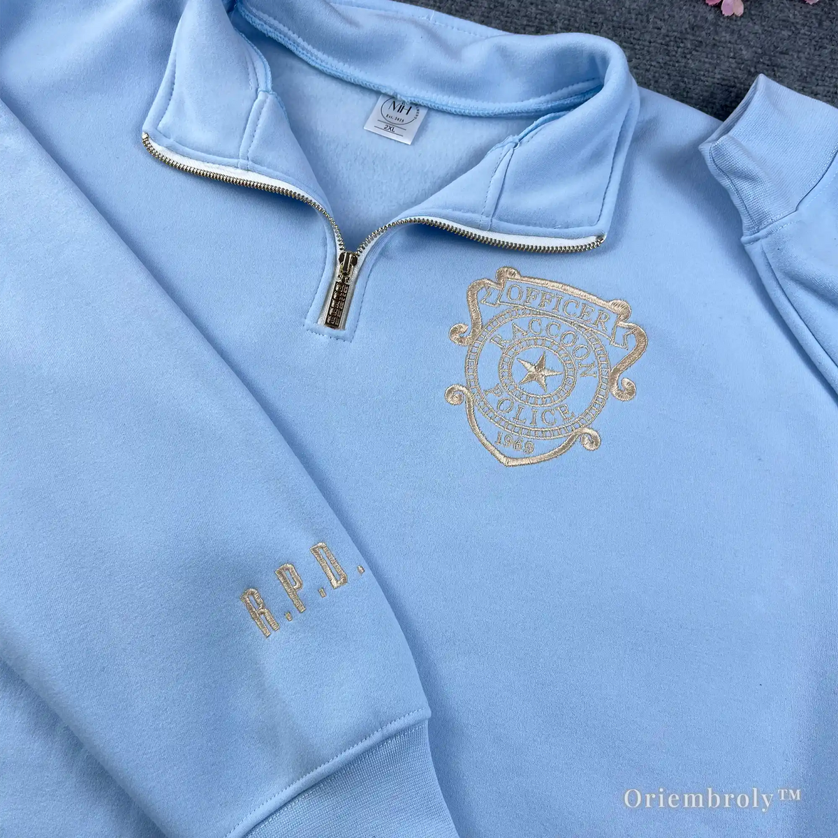 Raccoon City embroidered sweatshirt survival horror style