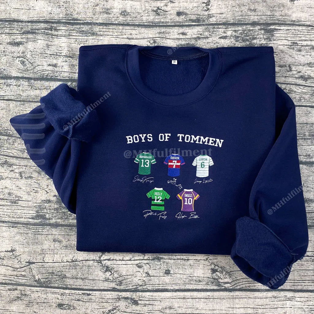 Boys of Tommen Embroidered Sweatshirt – Keeping 13, Binding 13, Redeeming 6 Bookish Crewneck