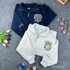 Resident Evil quarter zip embroidered sweatshirt gamer outfit