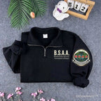 Resident Evil quarter zip sweatshirt black tactical style