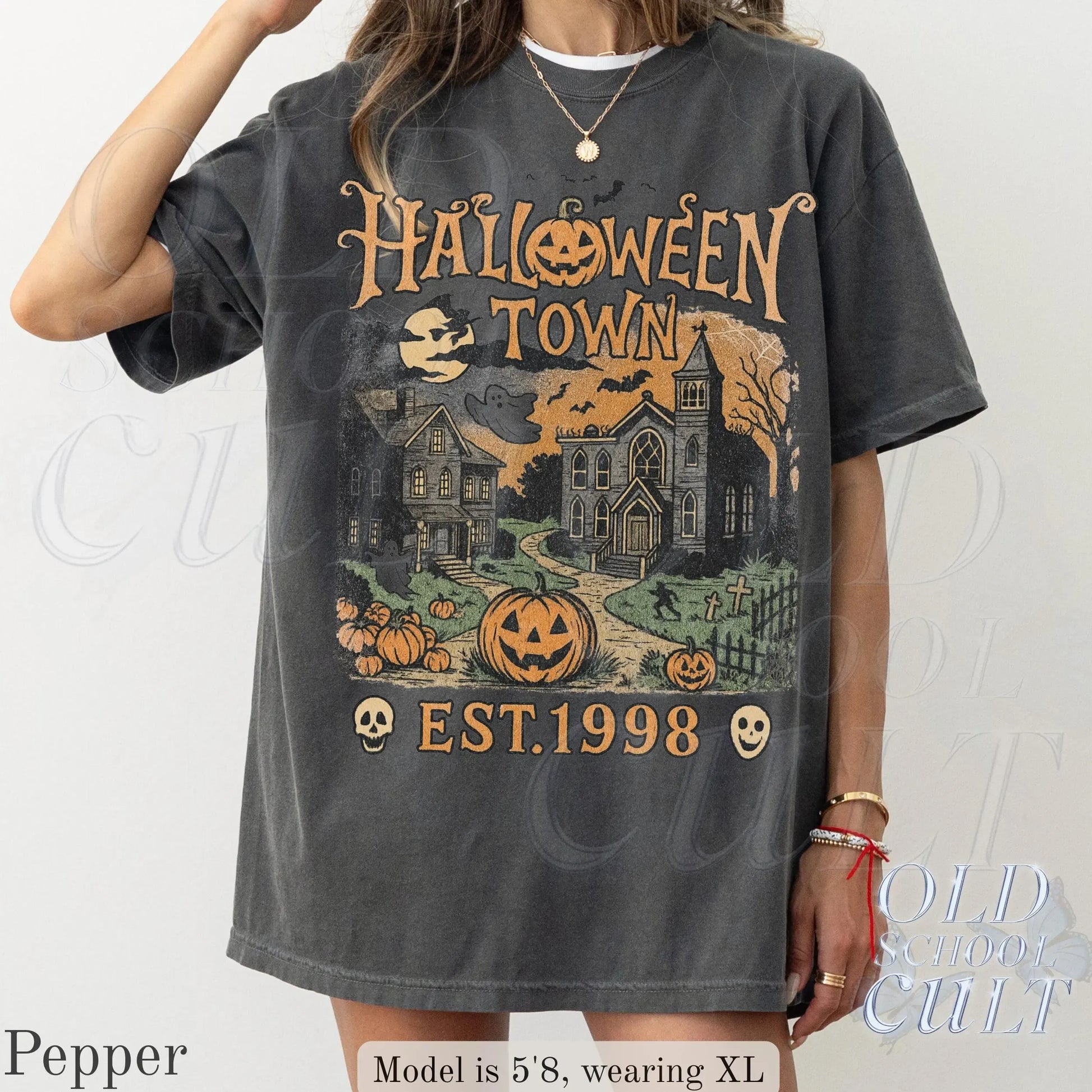 Retro 90s Comfort Colors Halloween spooky tee