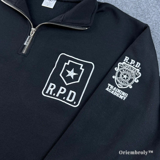RPD quarter zip sweatshirt embroidered tactical gaming pullover