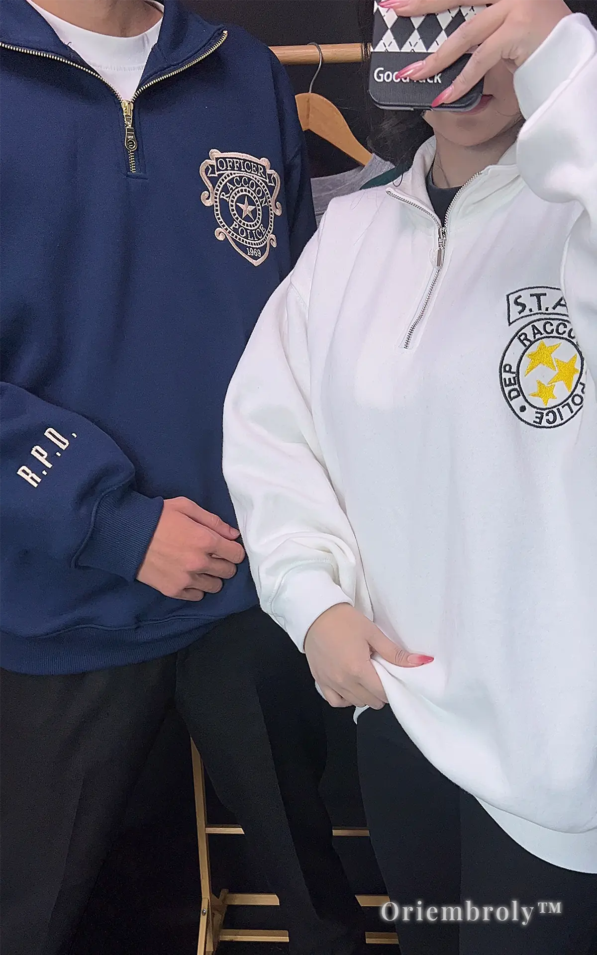 RPD STARS embroidered crewneck Resident Evil style