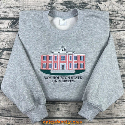 Sam Houston State University SHSU embroidered crewneck sweatshirt