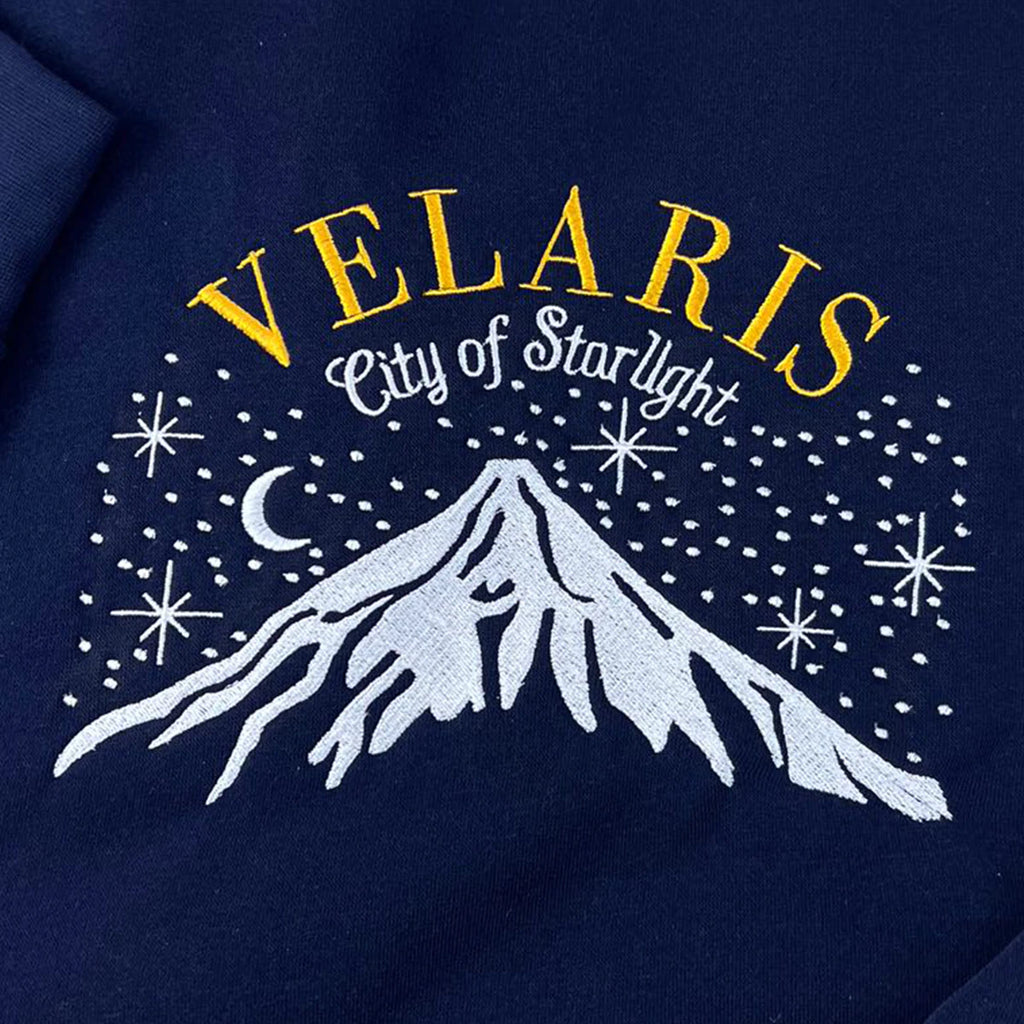 City of Starlight hoodie featuring The Night Court from Sarah J. Maas universe