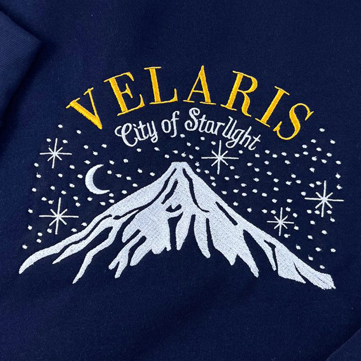 City of Starlight hoodie featuring The Night Court from Sarah J. Maas universe